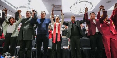 Nuestras causas son la democracia, las libertades, la vida digna y los derechos del pueblo de México, por eso protesto: Claudia Sheinbaum recibe constancia como candidata a la Presidencia de la República por el Partido del Trabajo