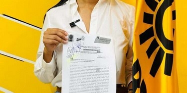 Formaliza Araceli Saucedo su candidatura al senado ante el Instituto Nacional Electoral