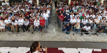 QUIERO SER RECORDADA, COMO LA PRESIDENTA DE LA EDUCACIÓN PÚBLICA”: CLAUDIA SHEINBAUM ANTE MÁS DE 1500 MAESTROS Y MAESTRAS DE CAMPECHE