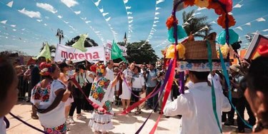 CLAUDIA SHEINBAUM ES ARROPADA POR EL CARIÑO DE MÁS DE 85 MIL PERSONAS EN YUCATÁN Y QUINTANA ROO