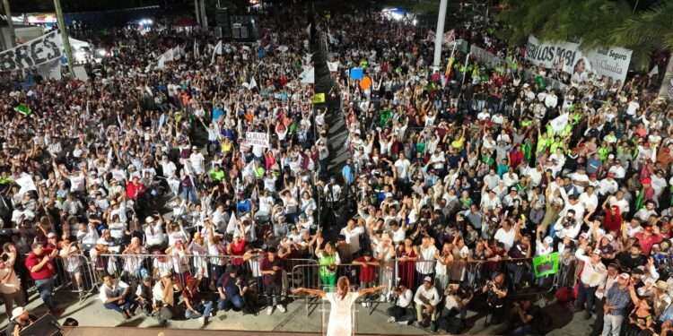 NO PODEMOS OLVIDAR QUE EL PAN PUSO AL FRENTE DE LA GUERRA CONTRA EL NARCO A UN NARCOTRAFICANTE: CLAUDIA SHEINBAUM LLAMA A DEFENDER LA CONTINUIDAD DE LA PAZ Y LA JUSTICIA CON LA 4T