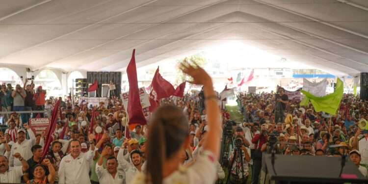 LA OPOSICIÓN VIENE EN ÉPOCAS DE ELECCIONES Y LUEGO SE OLVIDAN DE LOS PUEBLOS: CLAUDIA SHEINBAUM DESDE ZONGOLICA, VERACRUZ