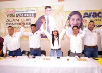 Desborda Churintzio entusiasmo a favor del proyecto enarbolado por Araceli Saucedo