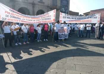 1 de mayo: tome sus precauciones, más de 20 sindicatos salen a las calles del primer cuadro de Morelia