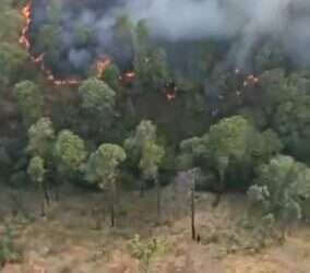 Refuerzan acciones contra incendios activos en Uruapan