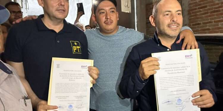 Eric Gaona y Balta Gaona reciben constancia de mayoría y validez en Tarímbaro