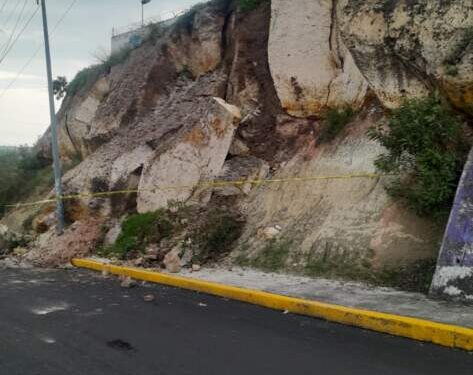 Asegura Gobierno de Morelia el área del deslave de av. Guadalupe Victoria y el carril de incorporación hacia el Libramiento