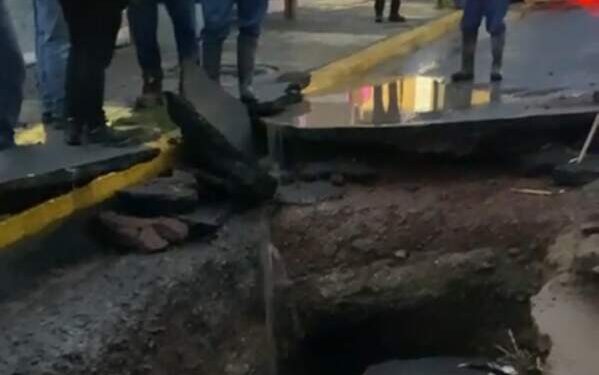 Hoy inician los trabajos para tapar socavón en Camelina,: Servicios Públicos Morelia