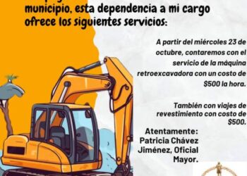 Ofrece Ayuntamiento de Morelos servicios de construcción a precios accesibles para impulsar el desarrollo comunitario