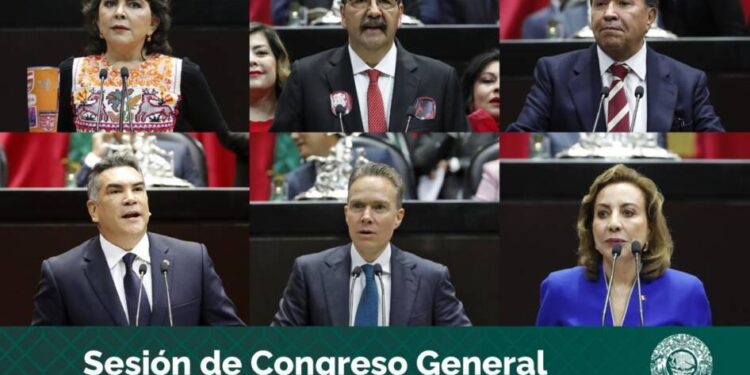 Postura de los coordinadores de los Grupos Parlamentarios con motivo de la transmisión del Poder Ejecutivo Federal