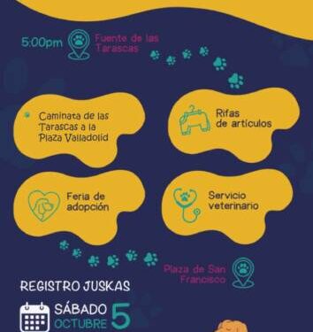 Ayuntamiento de Morelia invita a caminata por la conciencia animal ‘Dejando Huellitas’