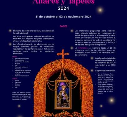Abierta la convocatoria para elaboración de altares y tapetes: SeCultura Morelia