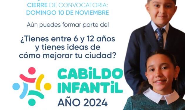 Últimos días para que niñas y niños participen en Cabildo Infantil 2024 de DIF Morelia