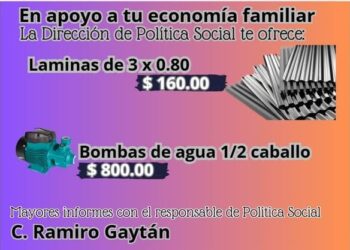 Ayuntamiento de Morelos ofrece productos esenciales para el hogar a precios accesibles para apoyar la economía familiar