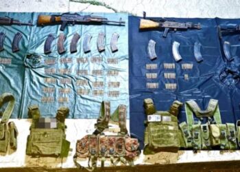 Tras enfrentamiento armado, las corporaciones policiacas detuvieron a cuatro personas con fuerte arsenal