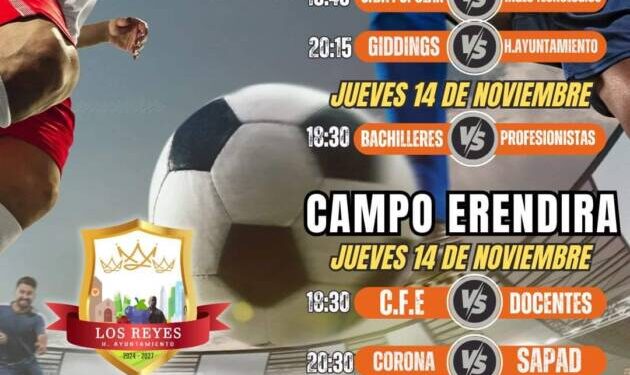 Invita Ayuntamiento de Los Reyes a vivir el Torneo Empresarial 2024