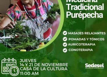 Invita Ayuntamiento de Los Reyes a participar en el Curso gratuito de Medicina Tradicional Purépecha
