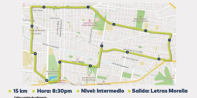 Morelia informa sobre cortes viales del 15 al 17 de noviembre