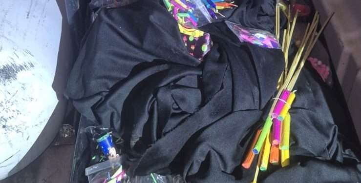 Asegura Ayuntamiento de Morelia pólvora y pirotecnia que se vendía en la vía pública