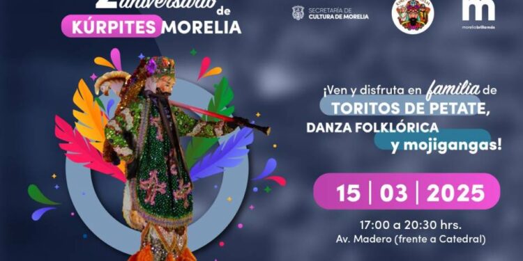 Gobierno de Morelia anuncia 2do Aniversario de Kúrpites Morelia en el Centro Histórico