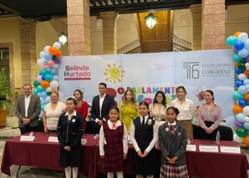 Las voces de la niñez suenan fuerte en el Parlamento Infantil del Distrito 12 de Hidalgo