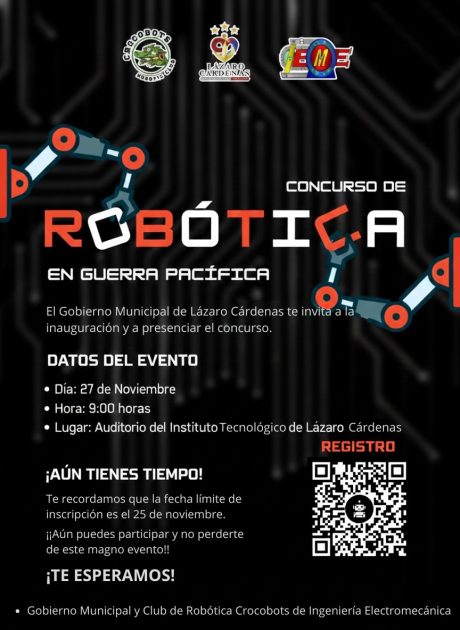 Lázaro Cárdenas se Alista Para el Concurso de Robotica “Guerra Pacífica”