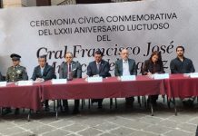 Homenaje Luctuoso al General Francisco José Mújica