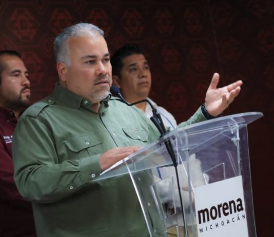 “Verdad, justicia y soberanía: Morena Michoacán respalda postura de la Presidenta Claudia Sheinbaum”: Jesús Mora